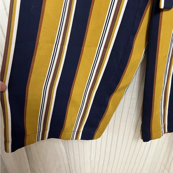 “Trafaluc Collection” Zara Striped Tie Front Elastic Waist Pockets SZ (M) - Picture 7 of 7